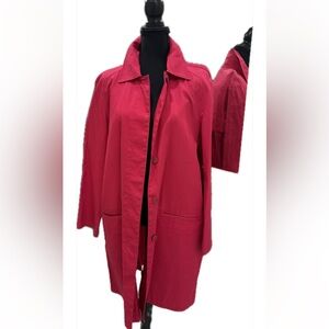 Harve Benard Rosie Hot Pink Trenchcoat
